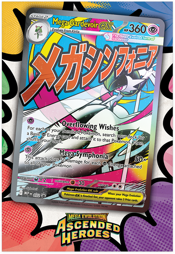Pokemon Ascended Heroes - Premium Poster Collection - Mega Gardevoir ex