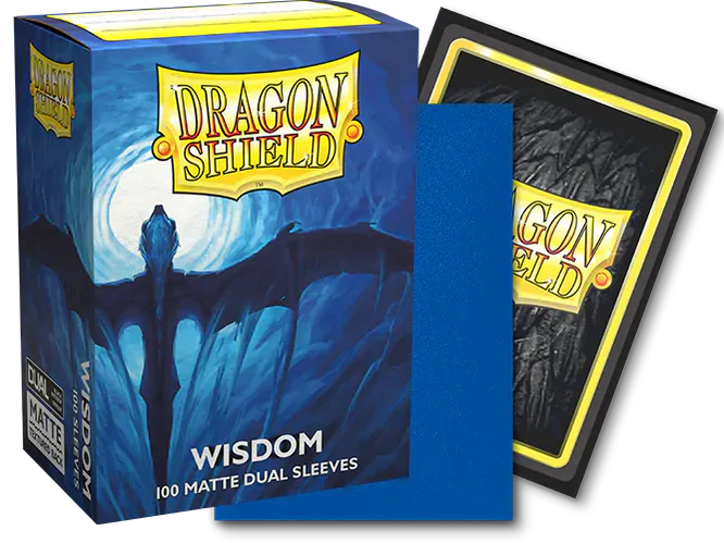 Dragon Shield: Standard Size 100ct Sleeves - Wisdom (Dual Matte)
