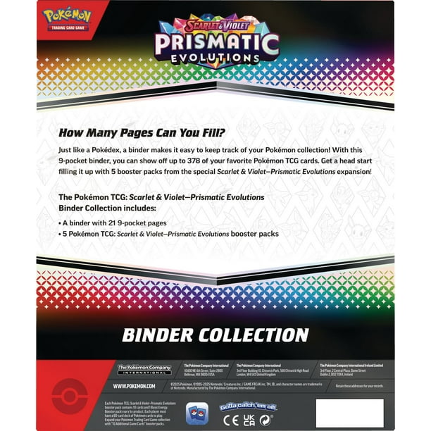 Pokemon Prismatic Evolutions - Binder Collection