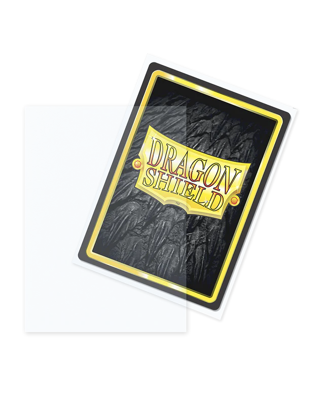 Dragon Shield: Standard Size 100ct Outer Sleeves - Perfect Fit (Clear) Matte