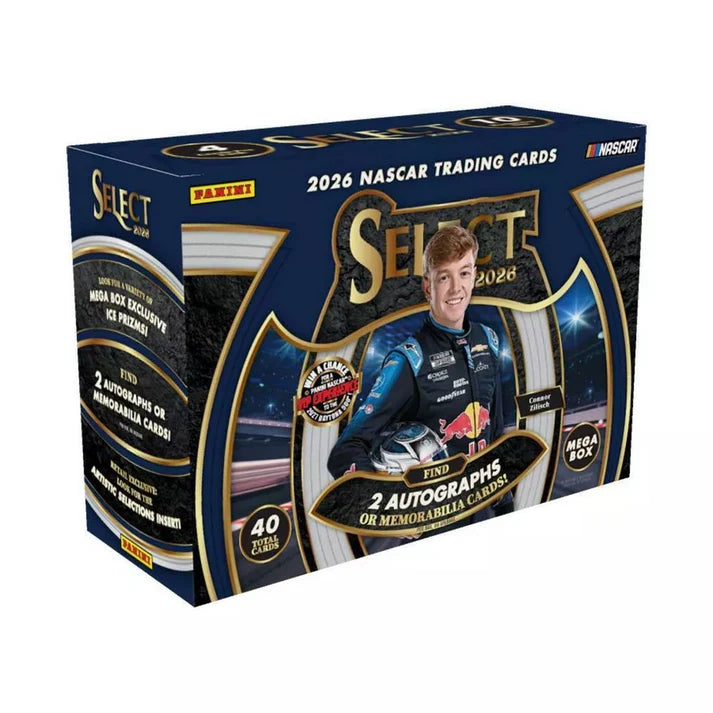 2026 Panini Select Nascar Racing - Mega Box