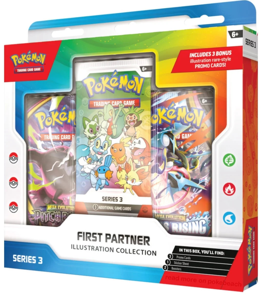 Pokemon - First Partner Illustration Collection (Series 3) (Pre-Order) - August 7