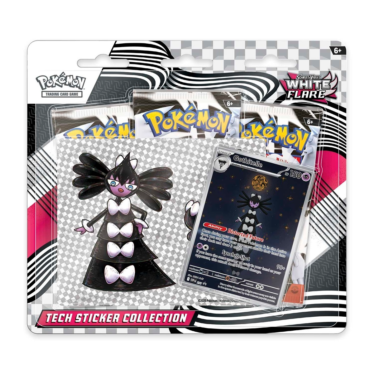 Pokemon White Flare - Tech Sticker Collection
