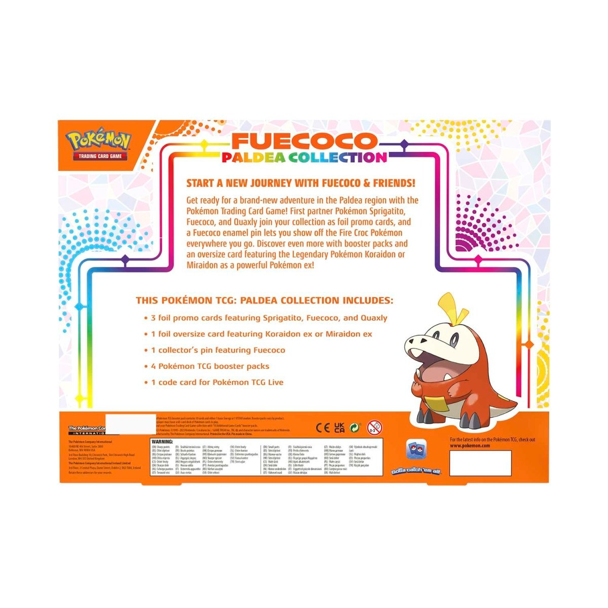 Pokemon - Paldea Collection (Fuecoco)