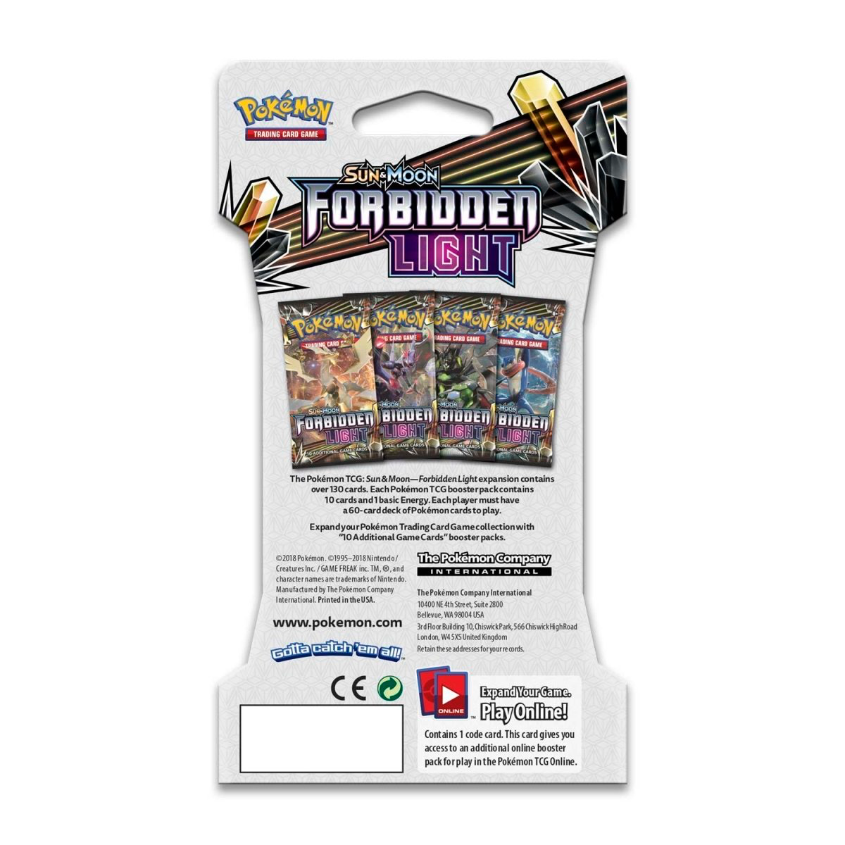 Pokemon Forbidden Light - Sleeved Booster Pack (Random Artwork)