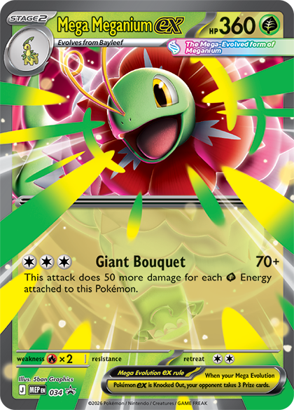 Pokemon Ascended Heroes - ex Collection Box - Mega Meganium ex Box