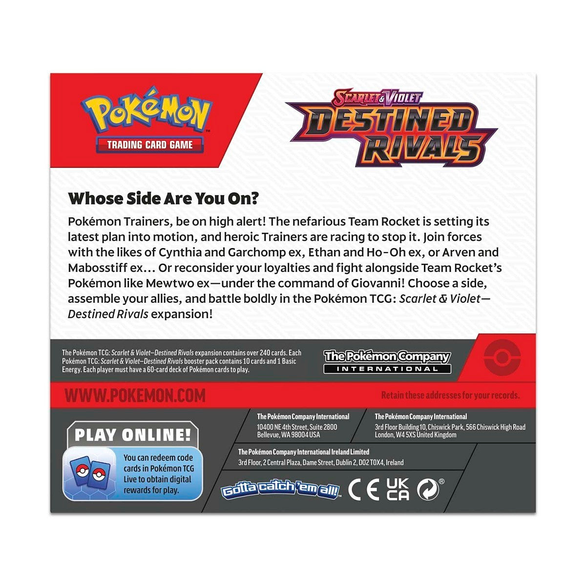 Pokemon Destined Rivals - Booster Box