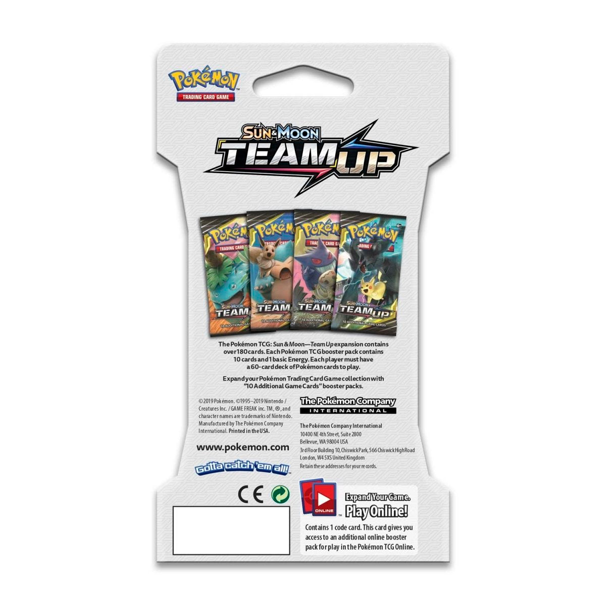Pokemon Team Up - Sleeved Booster Pack (Random Artwork)