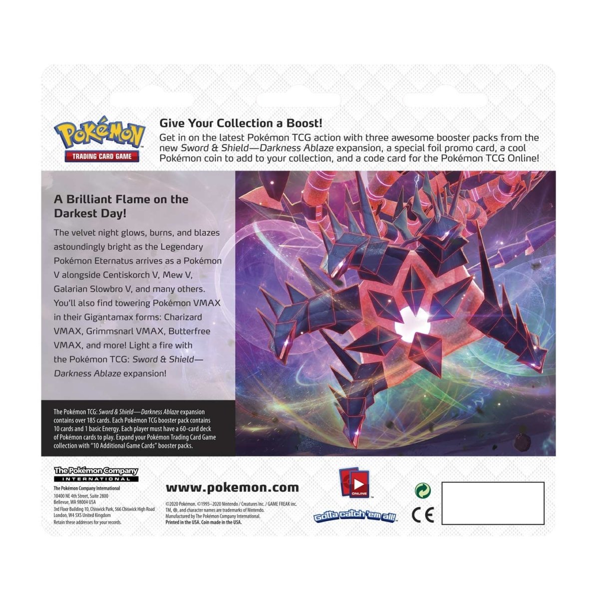 Pokemon Darkness Ablaze - 3-Pack Blister (Eevee)