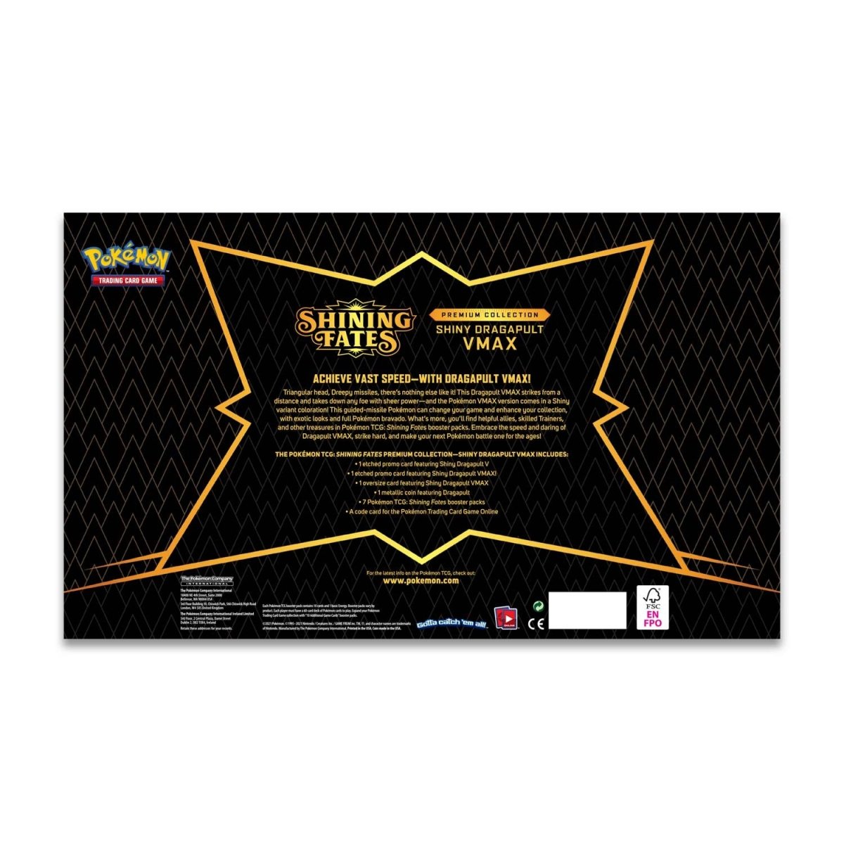 Pokemon Shining Fates - Premium Collection (Shiny Dragapult VMAX)