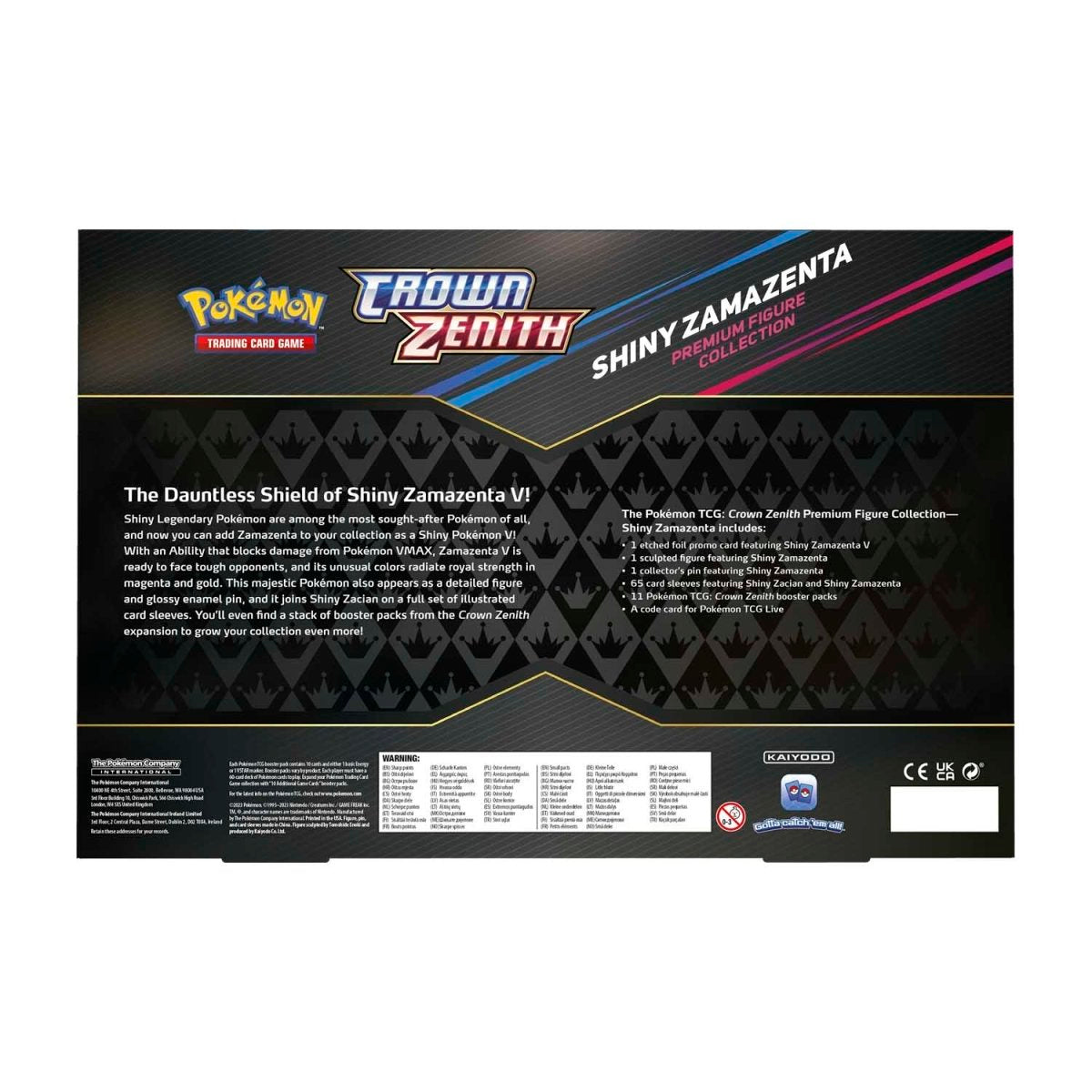 Pokemon Crown Zenith - Premium Figure Collection (Shiny Zamazenta)