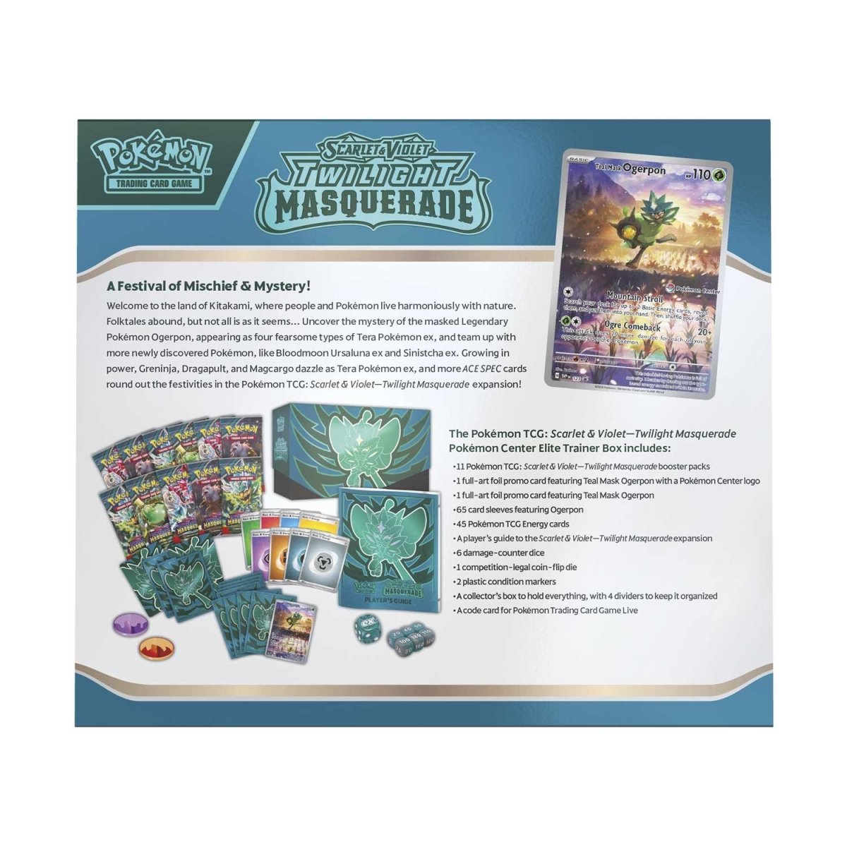 Pokemon Twilight Masquerade - Pokémon Center Elite Trainer Box