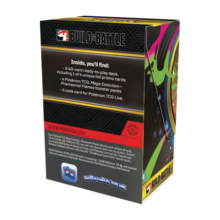 Pokemon Mega Evolution : Phantasmal Flames - Build & Battle Box (Pre-Order)