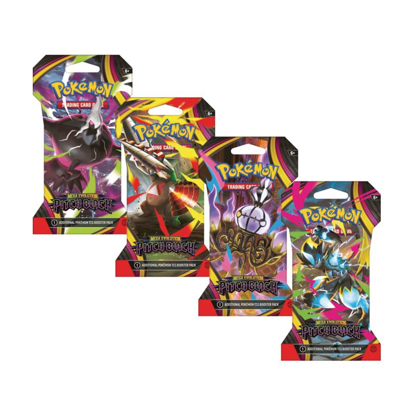 Pokemon Pitch Black - Sleeved Booster Pack (Random Artwork) (Pre-Order) - July 17