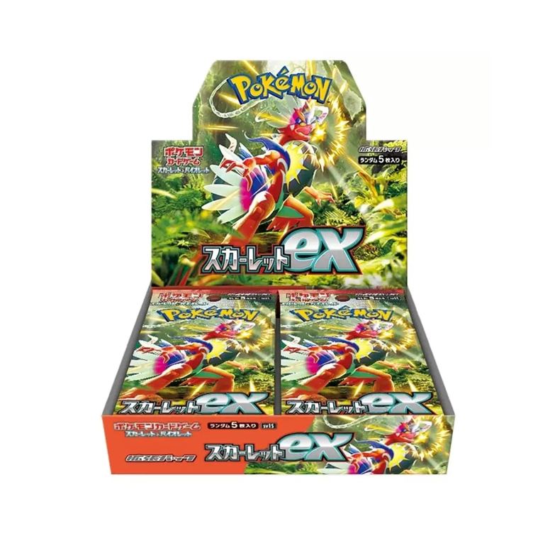 Pokemon Scarlet ex (SV1s) - Japanese Booster Box Just-a-Hobby Pokemon Scarlet ex (SV1s) - Japanese Booster Box Just-a-Hobby