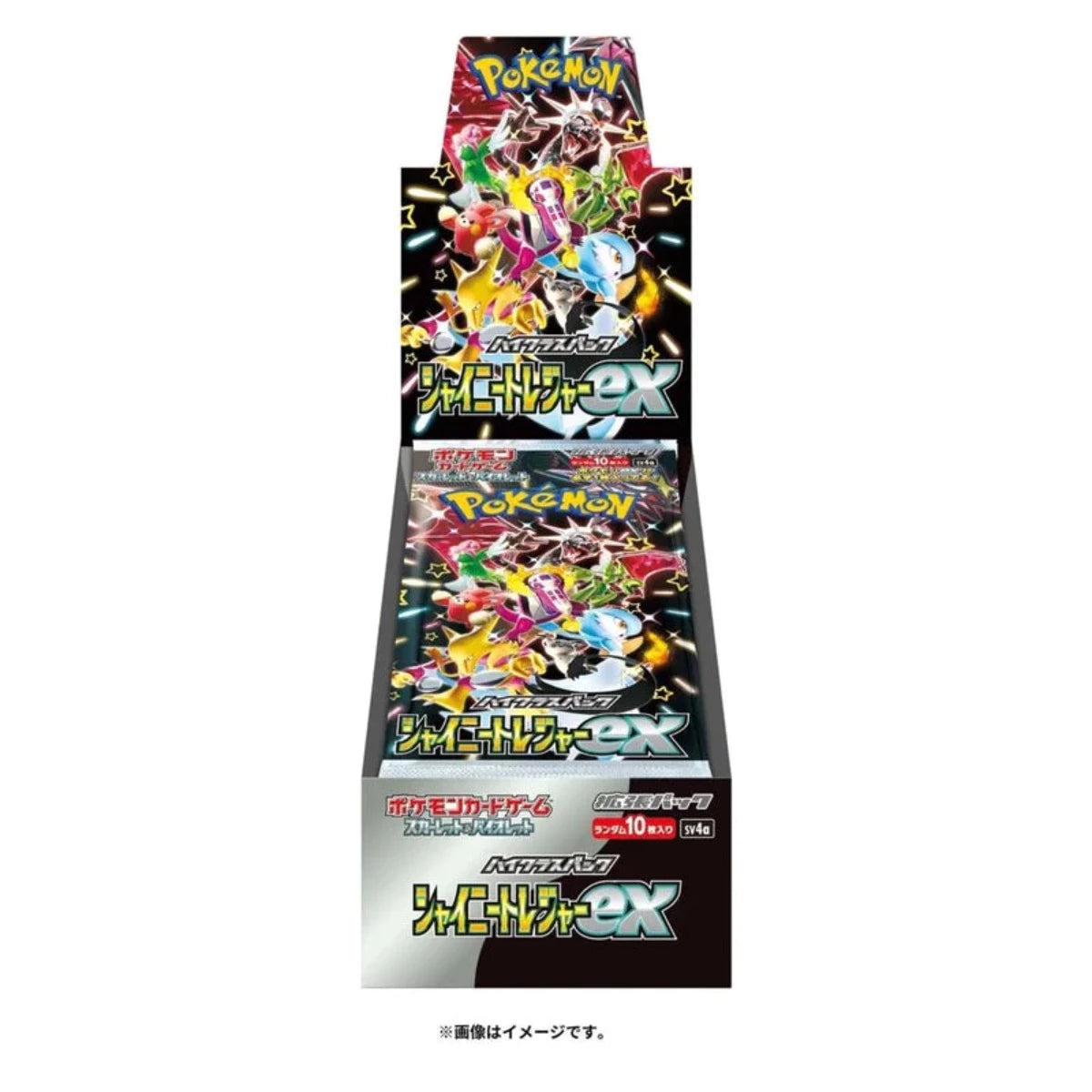 Pokemon Shiny Treasure ex (SV4a) - Japanese Booster Box Just-a-Hobby Pokemon Shiny Treasure ex (SV4a) - Japanese Booster Box Just-a-Hobby