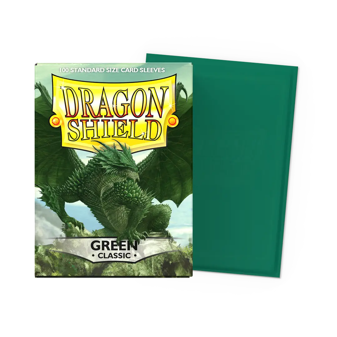 Dragon Shield: Standard 100ct Sleeves - Green (Classic)
