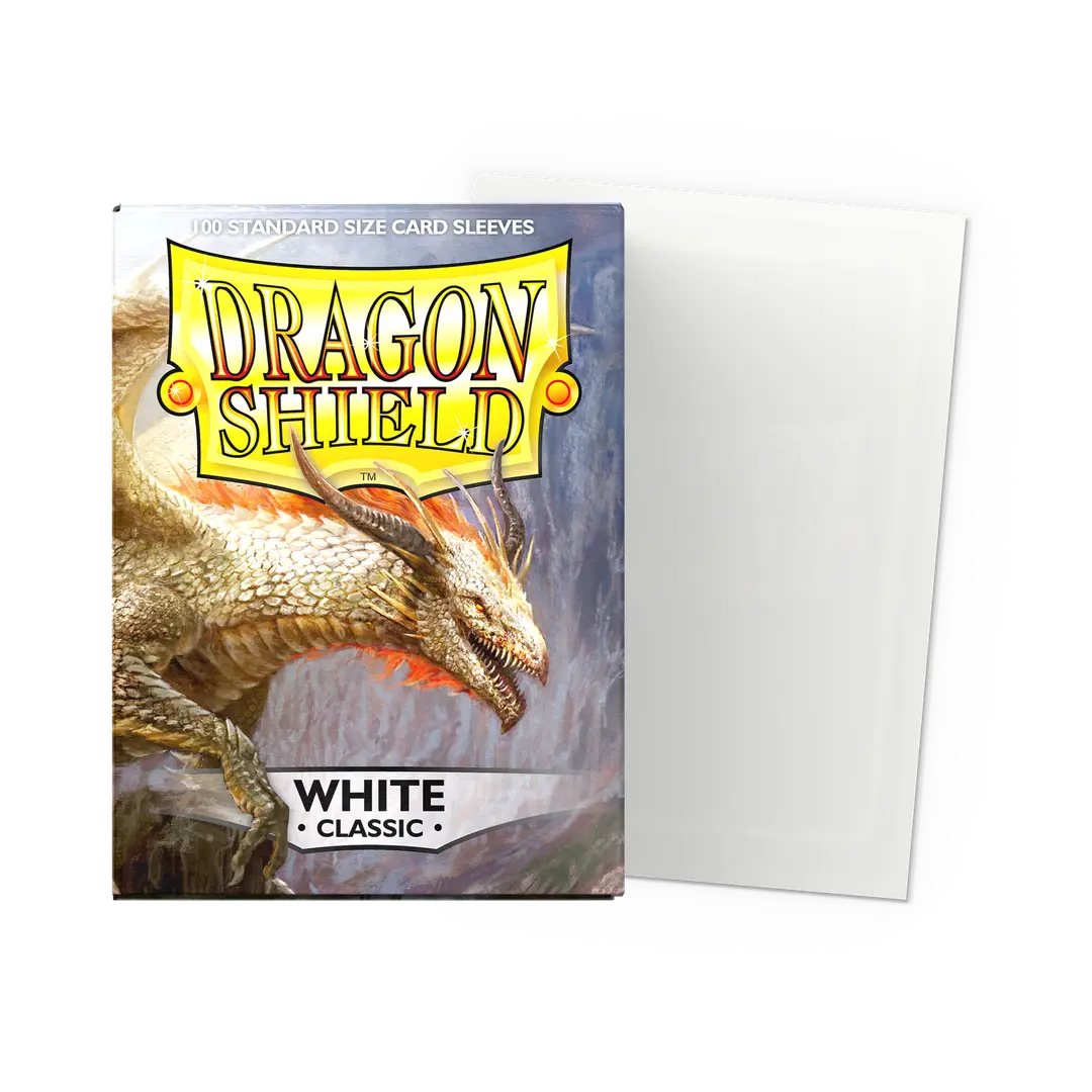 Dragon Shield: Standard 100ct Sleeves - White (Classic)