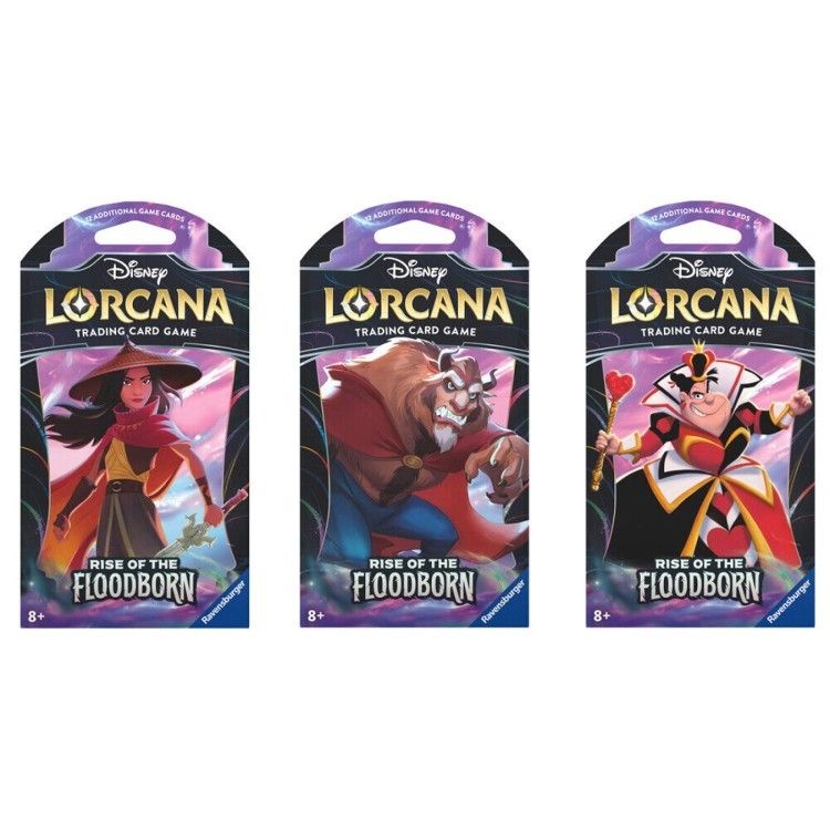 Disney Lorcana Rise of the Floodborn - Sleeved Booster Pack (Random Artwork)