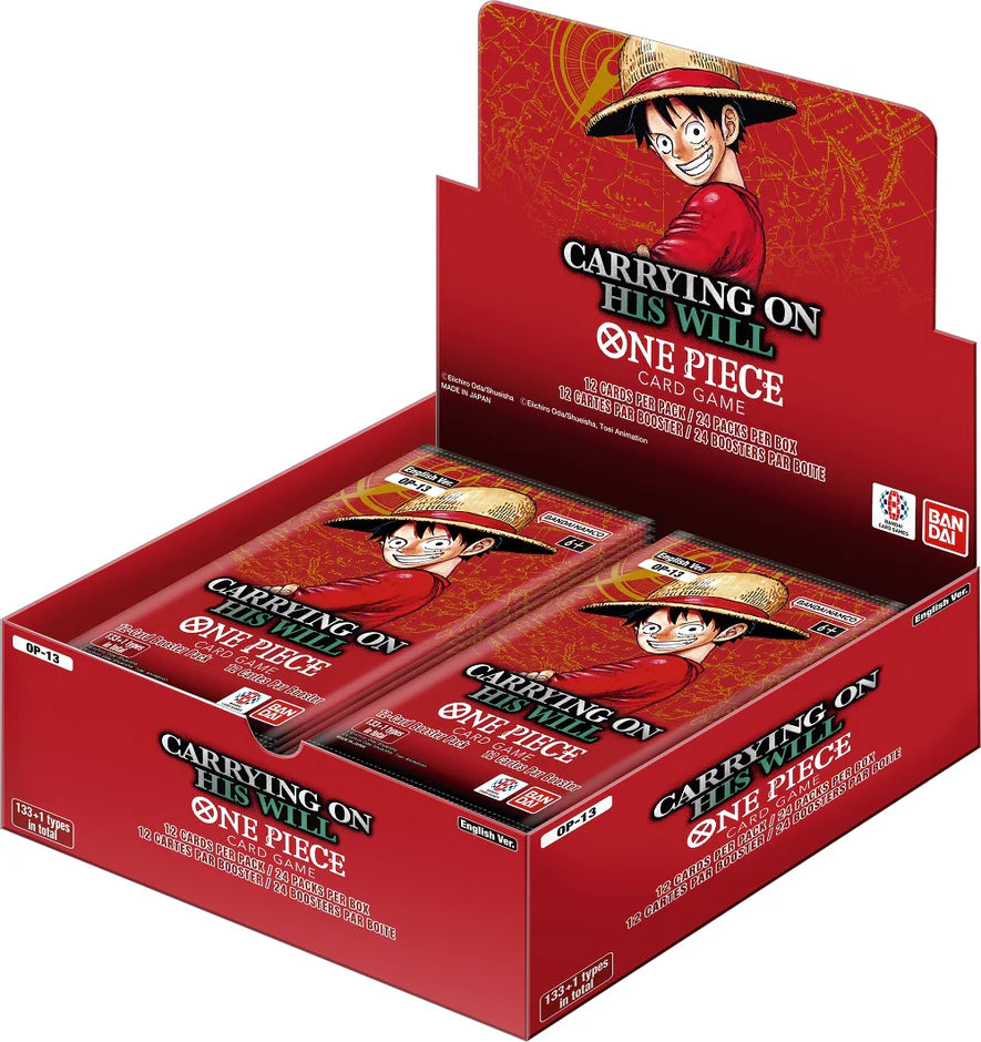 One Piece Carrying On His Will - Booster Box (OP13) (Pre-Order)