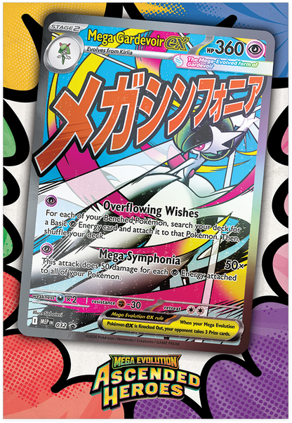 Pokemon Ascended Heroes - Premium Poster Collection - Mega Gardevoir ex
