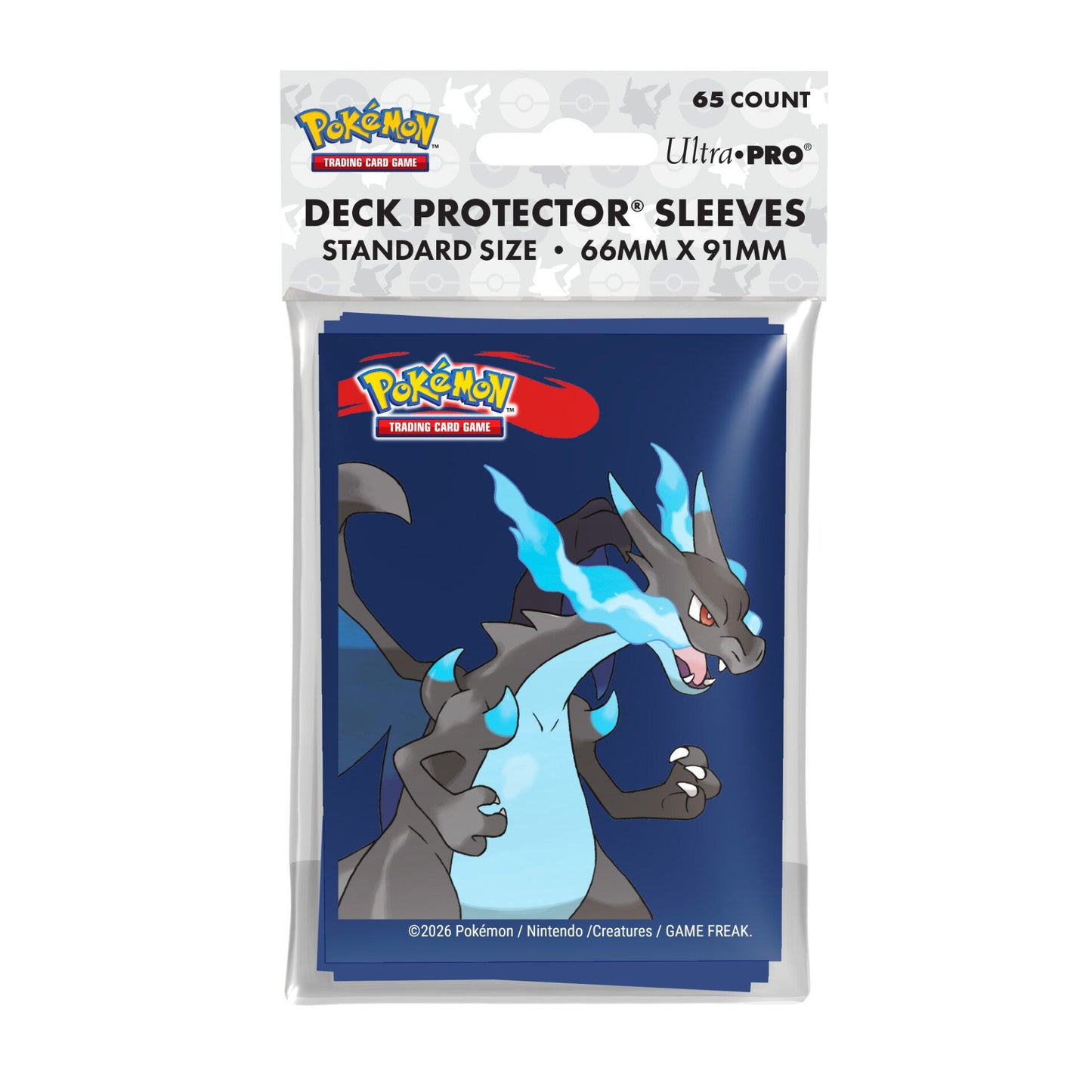 Ultra PRO Pokemon Mega Charizard X - Sleeves (65 Sleeves)