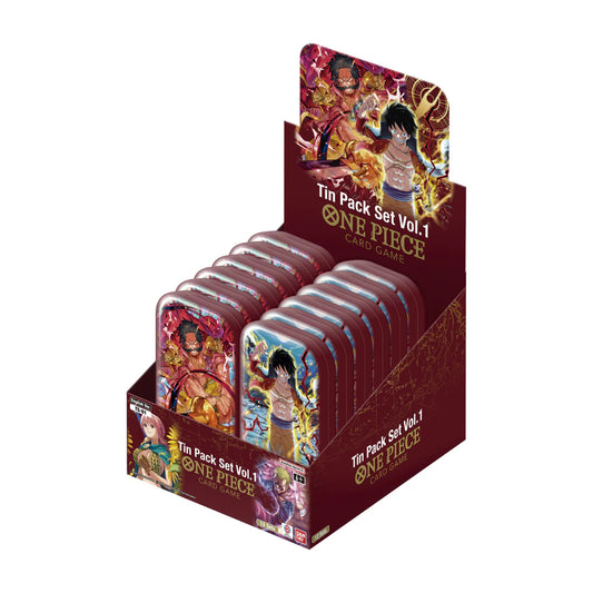 One Piece - TS01 Tin Pack Set Vol.1 (Display of 12 Tins)