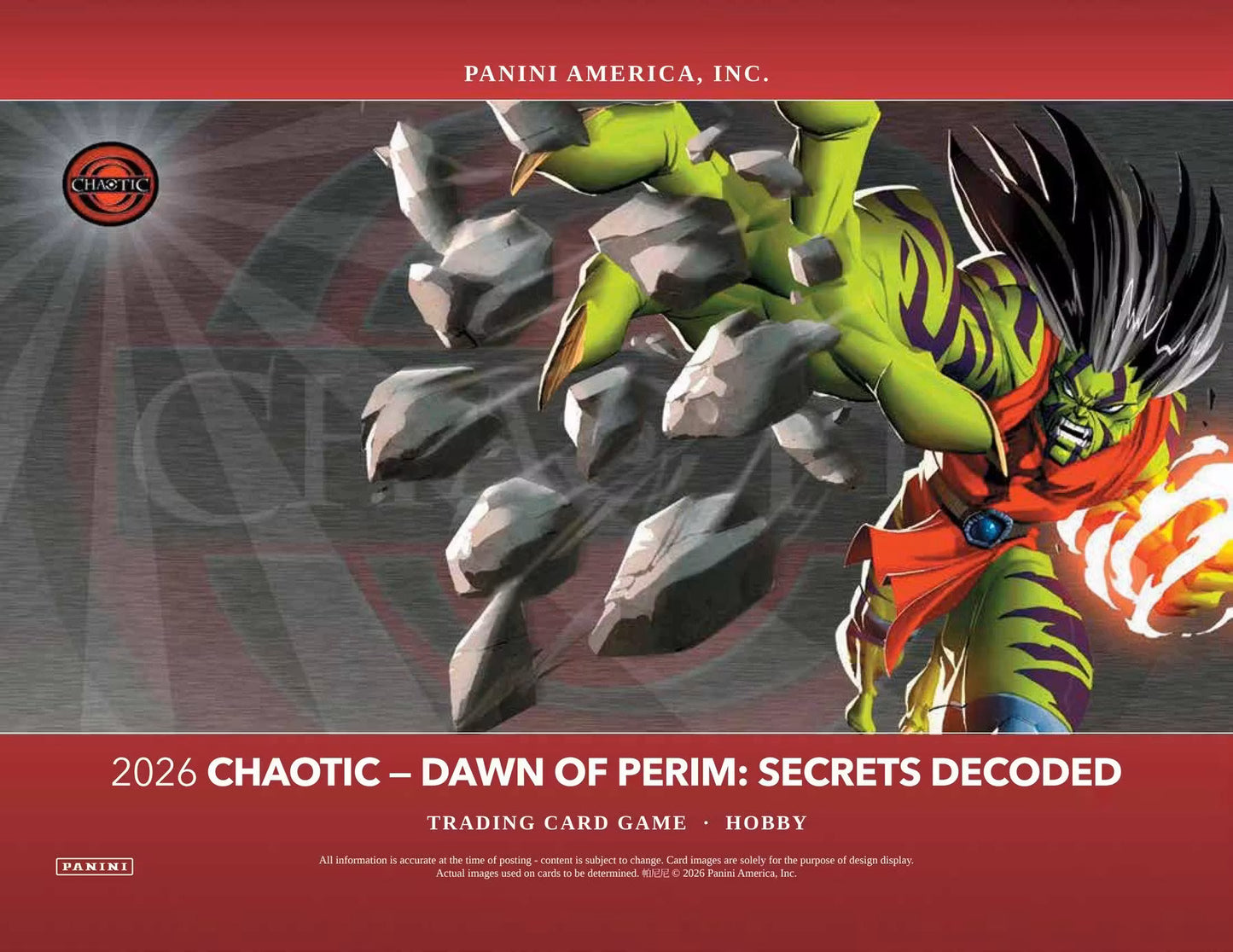 Chaotic - Dawn of Perim: Secrets Decoded - Foundation Deck Display (Pre-Order)
