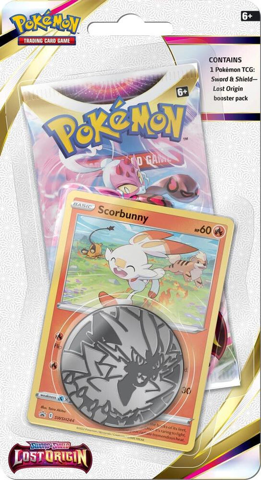 Pokemon Lost Origin - Checklane Blister (Scorbunny)