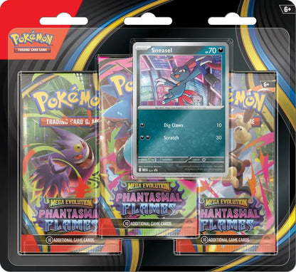 Pokemon Mega Evolution : Phantasmal Flames - 3-Pack Blister (Pre-Order)