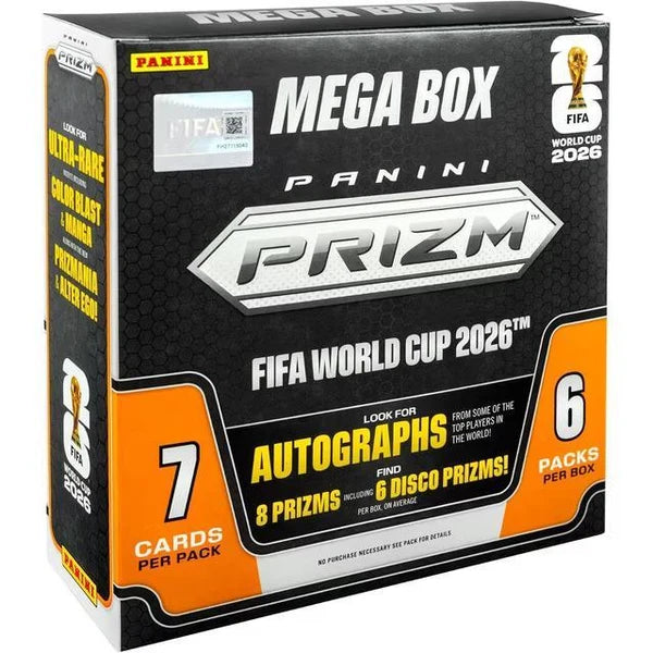 2026 Panini Prizm FIFA World Cup Soccer - Mega Box