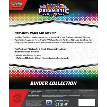 Pokemon Prismatic Evolutions - Binder Collection