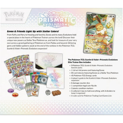Pokemon Prismatic Evolutions - Elite Trainer Box