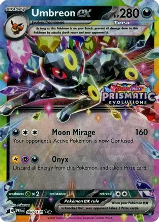 Umbreon ex - 060/131 - Promo (Prismatic Evolutions Stamped)