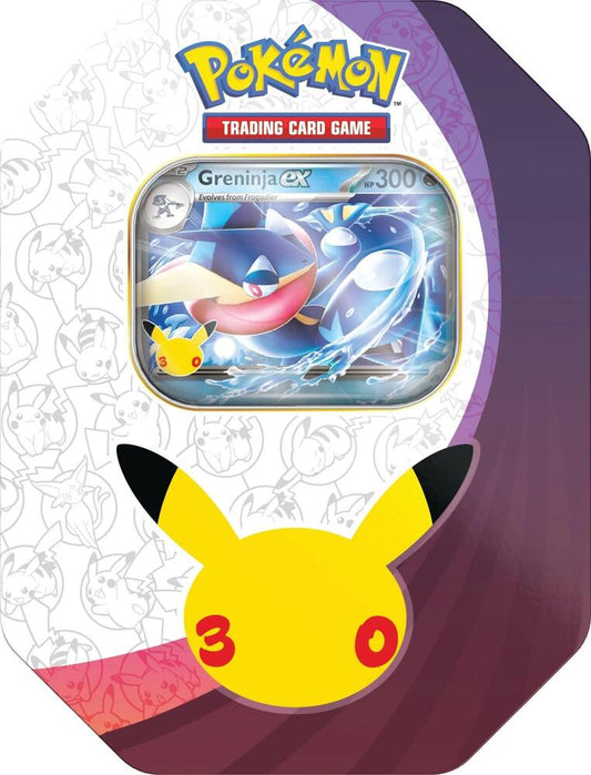 Pokemon 30th Celebration - Tin (Greninja ex) (Pre-Order) - Dec 4