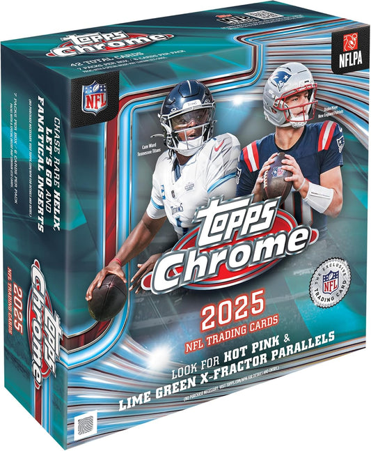 2025 Topps Chrome Football - Mega Box