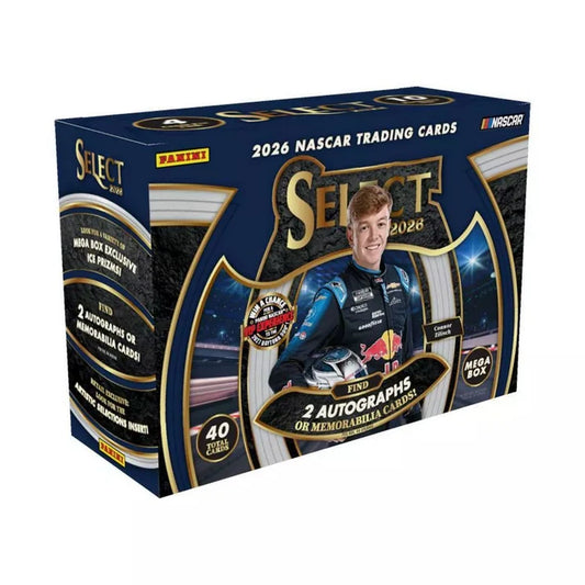 2026 Panini Select Nascar Racing - Mega Box