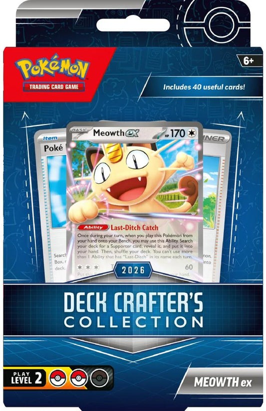 Pokemon Deck Crafter's Collection - Meowth ex (Pre-Order Oct 23)