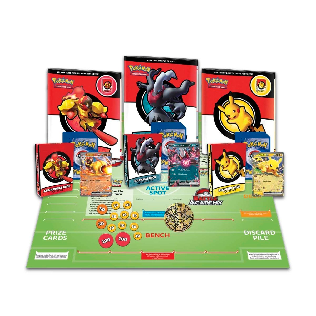 Pokemon Battle Academy 2024 (Armarouge ex, Pikachu ex & Darkrai ex)