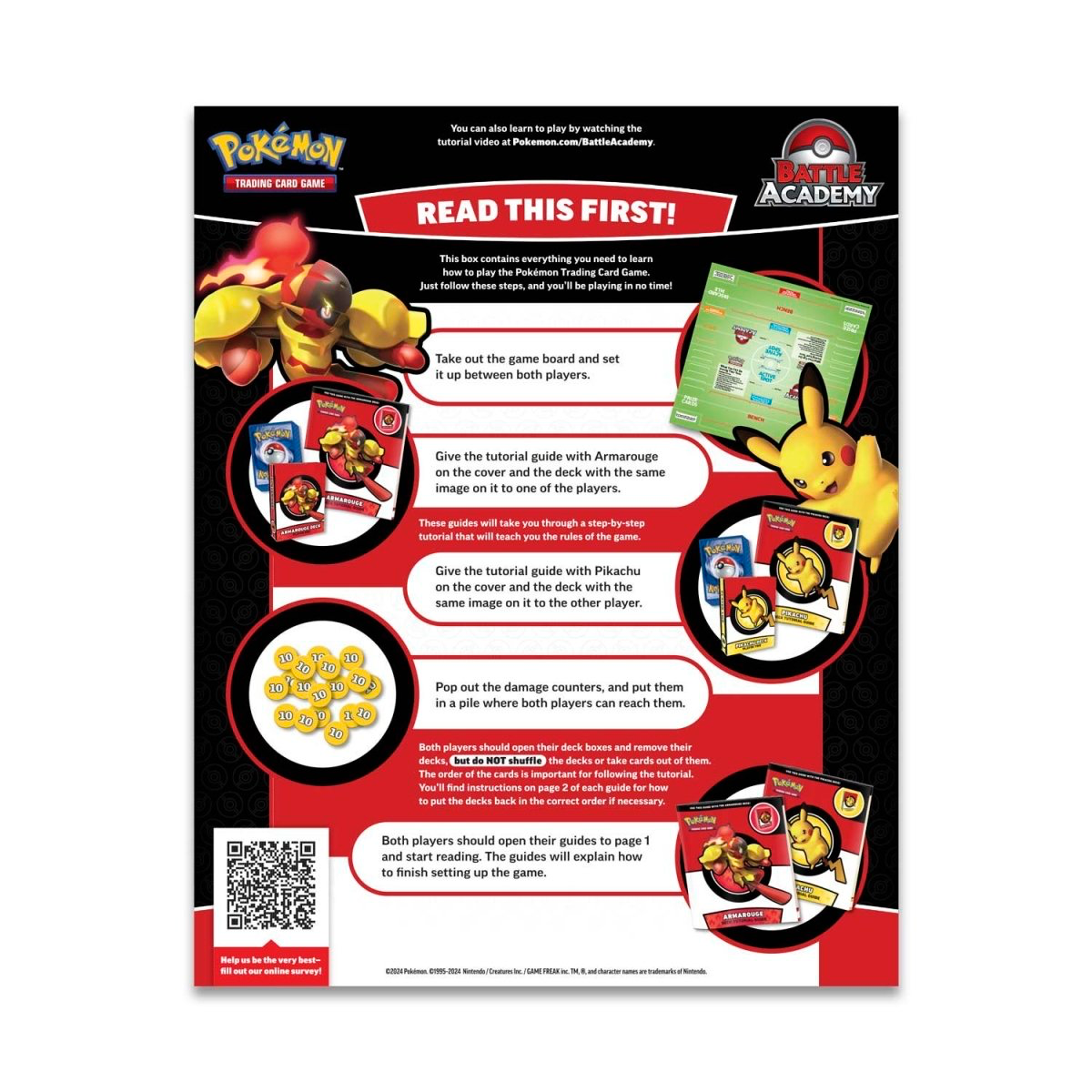 Pokemon Battle Academy 2024 (Armarouge ex, Pikachu ex & Darkrai ex)
