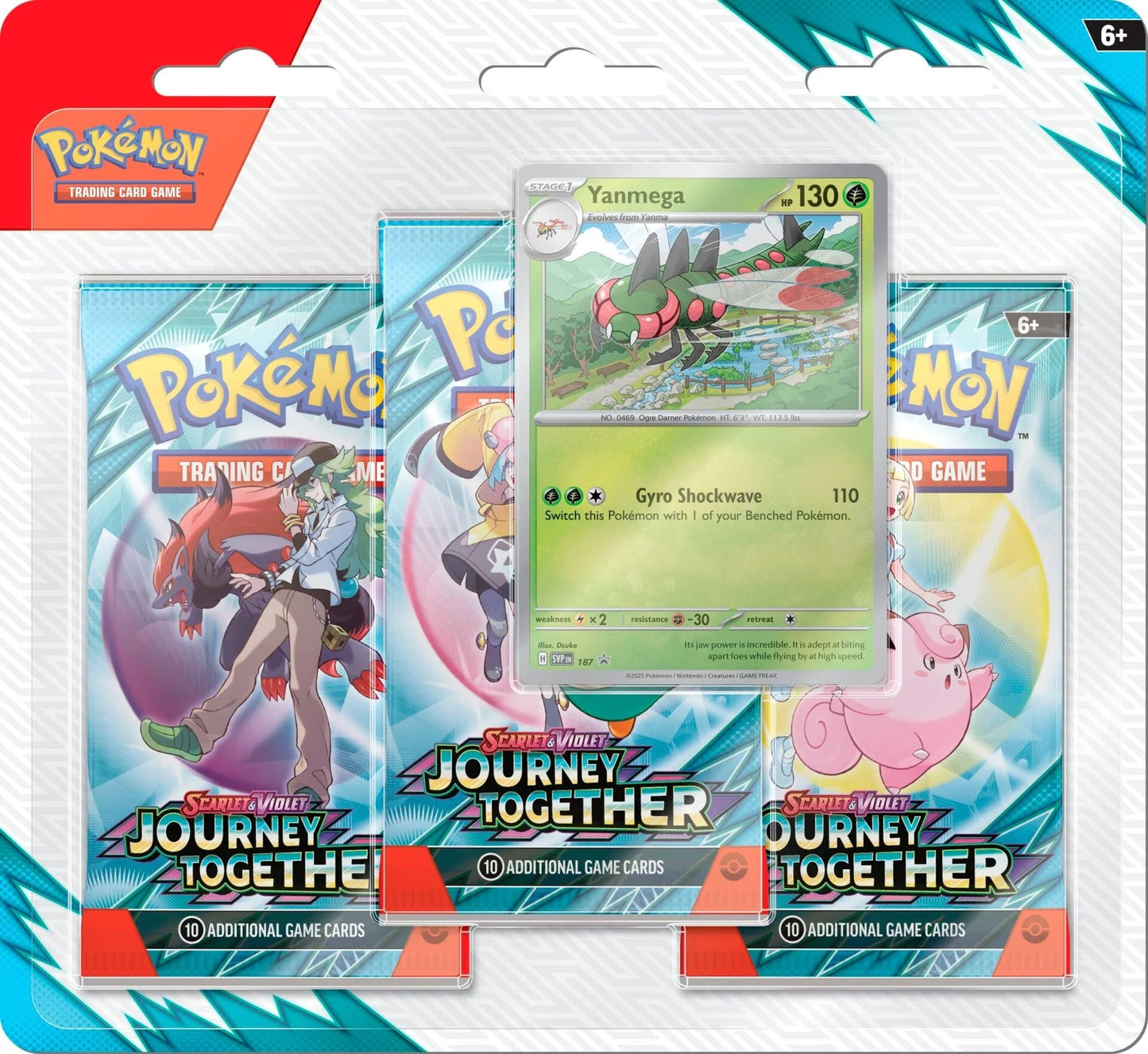 Pokemon Journey Together - 3-Pack Blister