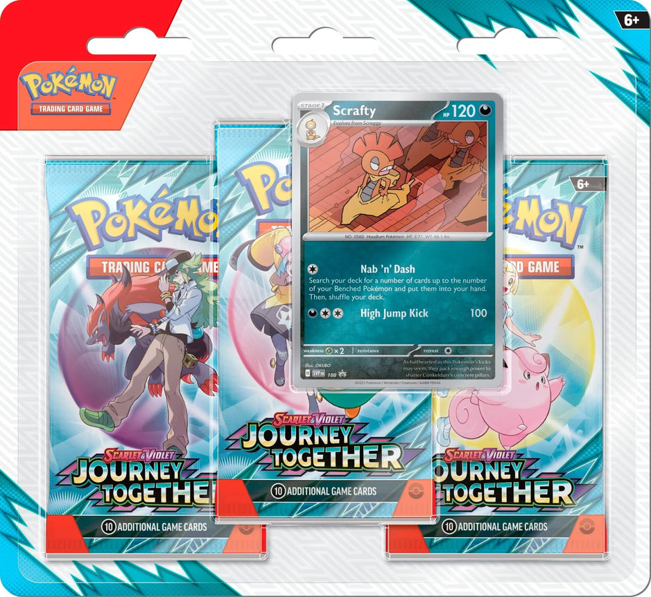 Pokemon Journey Together - 3-Pack Blister