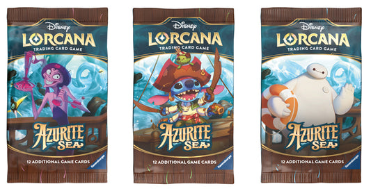 Disney Lorcana Azurite Sea - Booster Pack (Random Artwork)