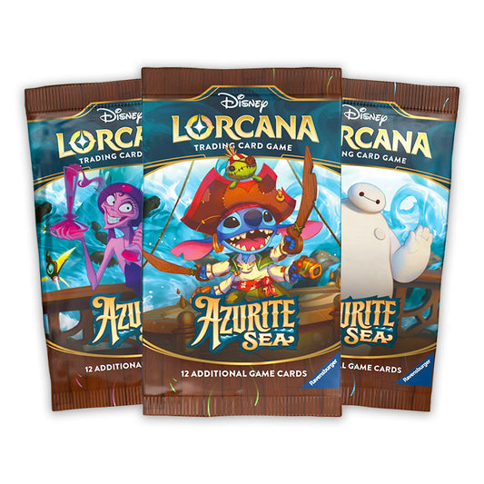 Disney Lorcana Azurite Sea - Booster Pack (Random Artwork)
