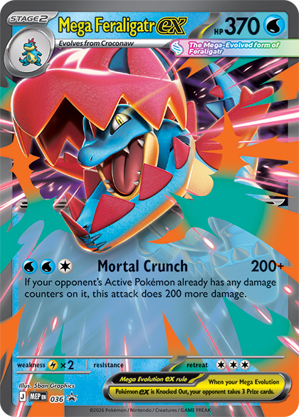 Pokemon Ascended Heroes - ex Collection Box - Mega Feraligatr ex Box