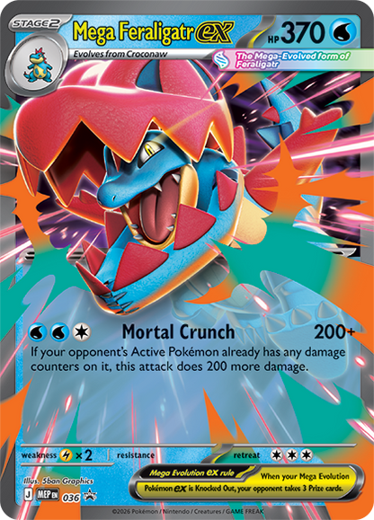 Pokemon Ascended Heroes - ex Collection Box - Mega Feraligatr ex Box
