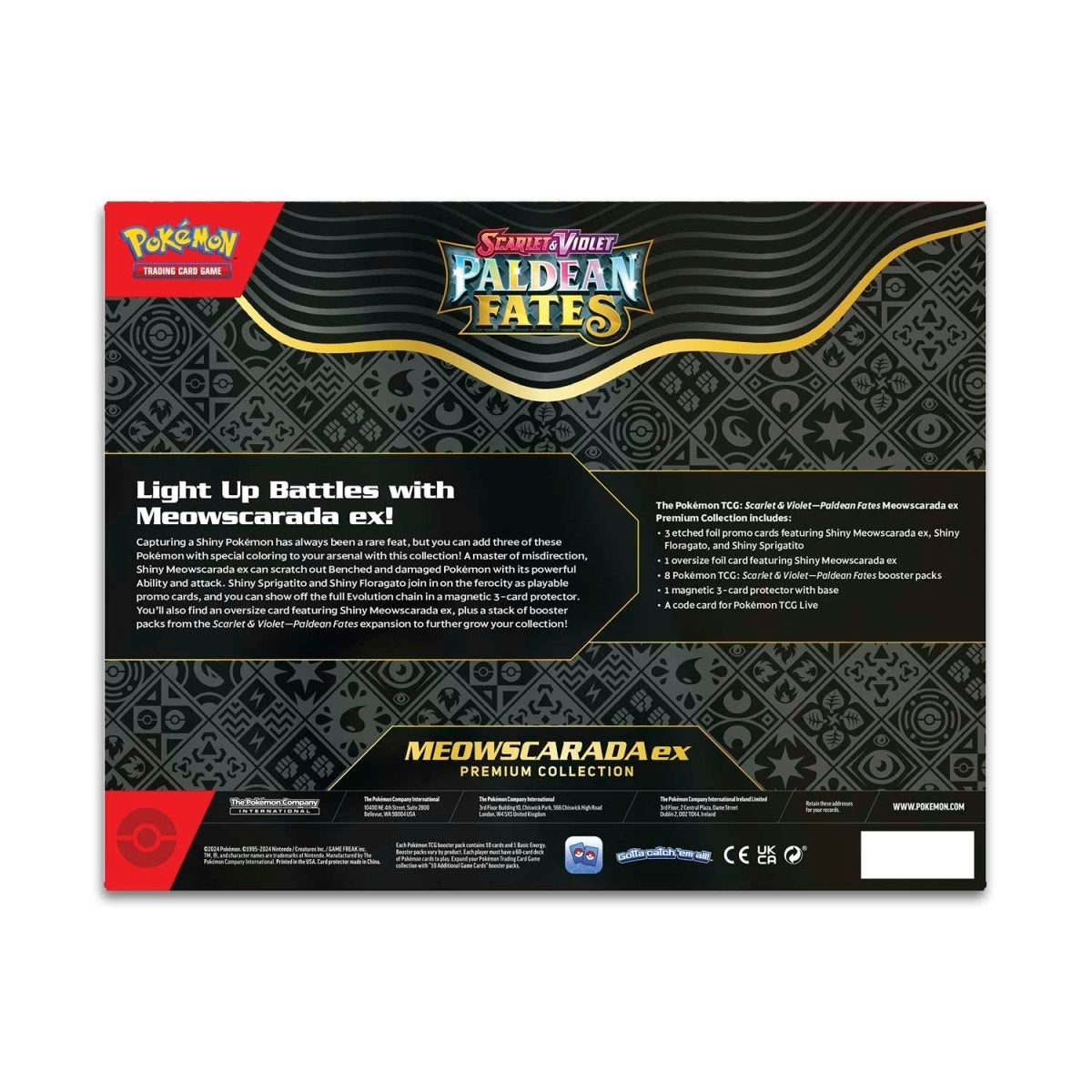 Pokemon Paldean Fates - Premium Collection Meowscarada ex