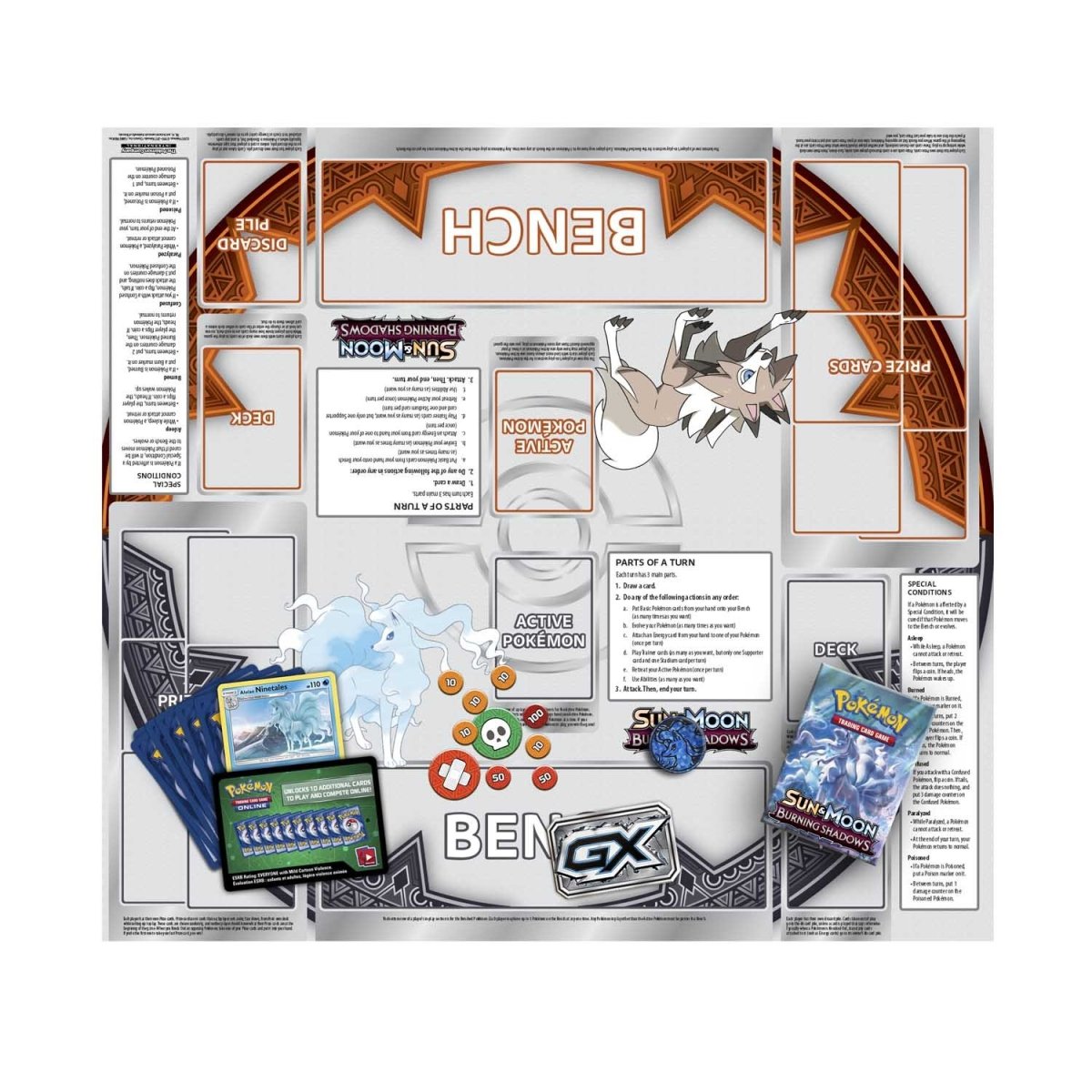 Pokemon Burning Shadows  - Luminous Frost Theme Deck