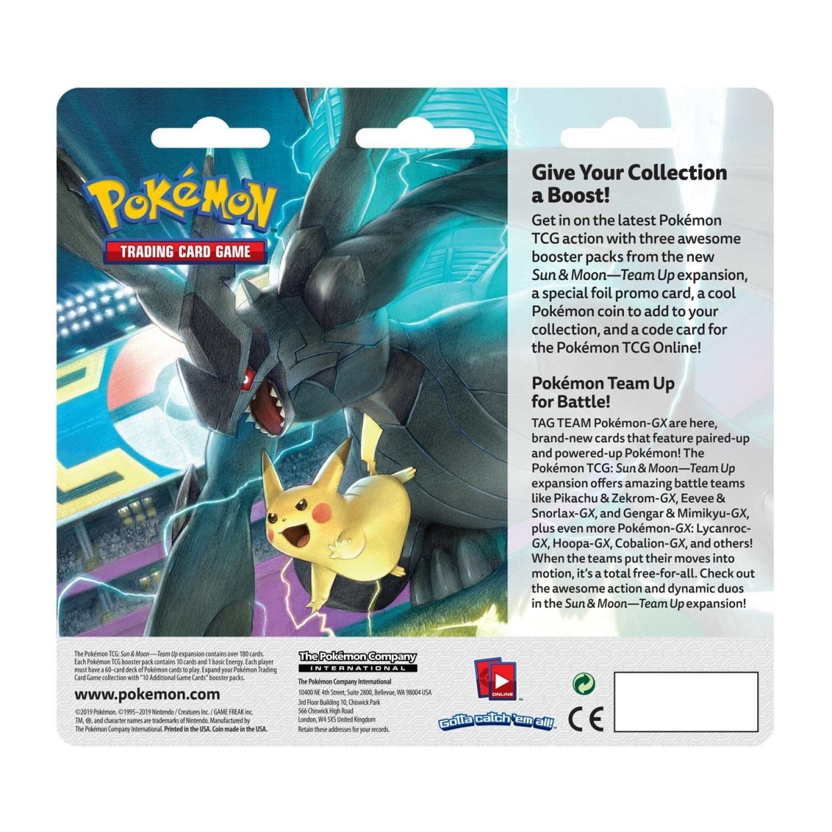 Pokemon Team Up - 3-Pack Blister
