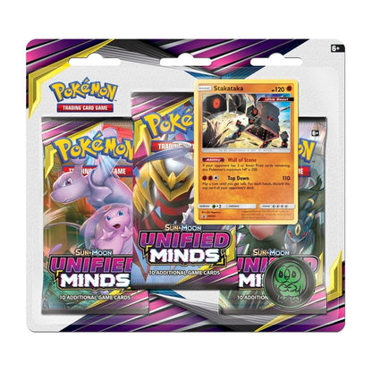 Pokemon Unified Minds - 3-Pack Blister
